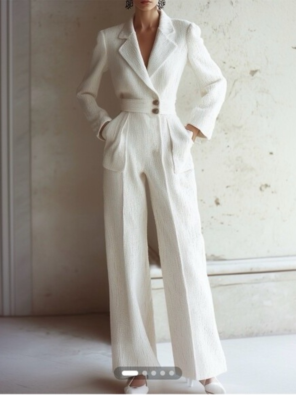 Fehaute | White‎ Jumpsuit